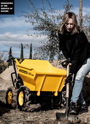 Carretilla Motor Gasolina Garland 4x4 Barrow 400qg-v25